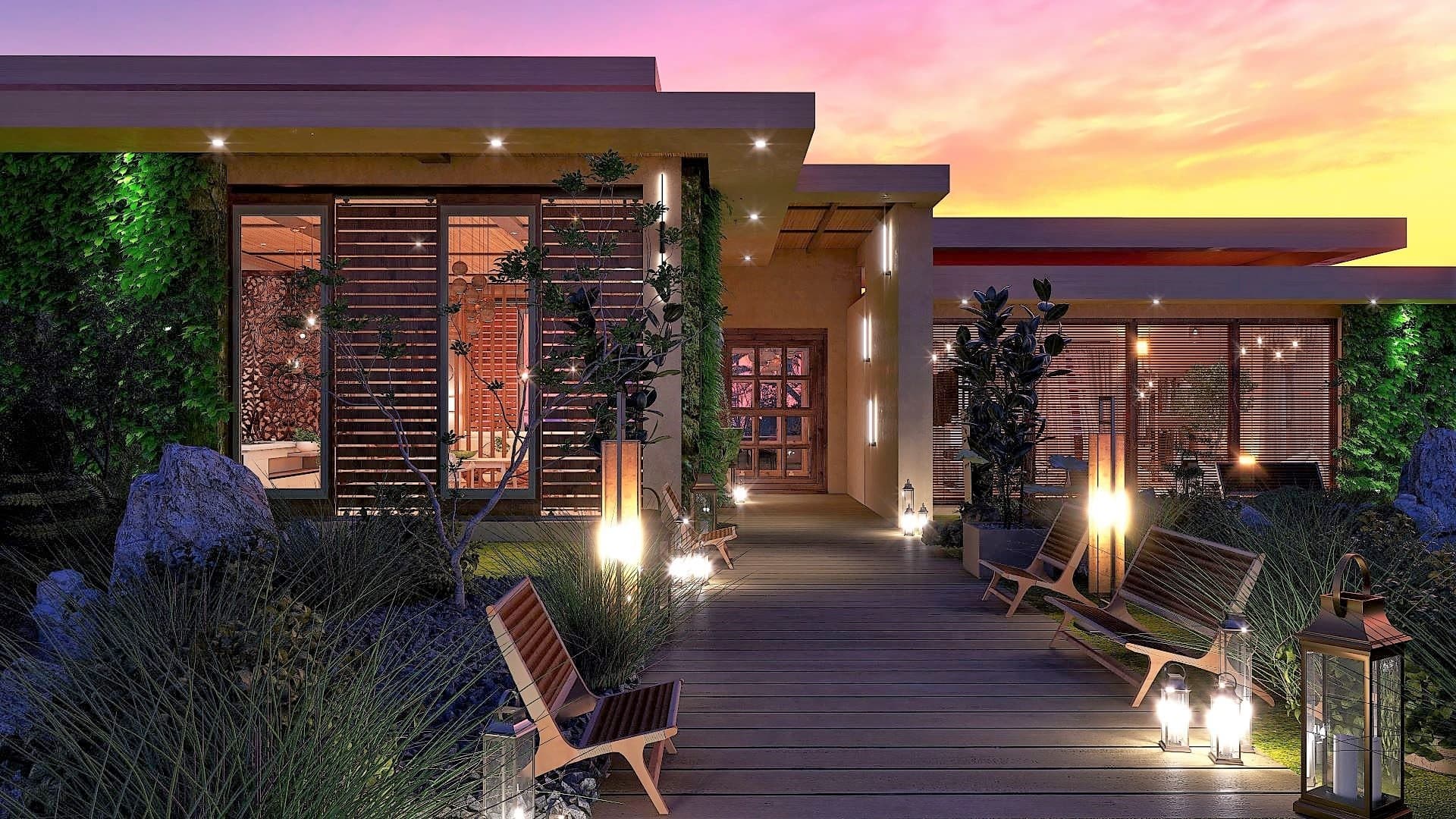 Immagine di case legno: villa lux idee