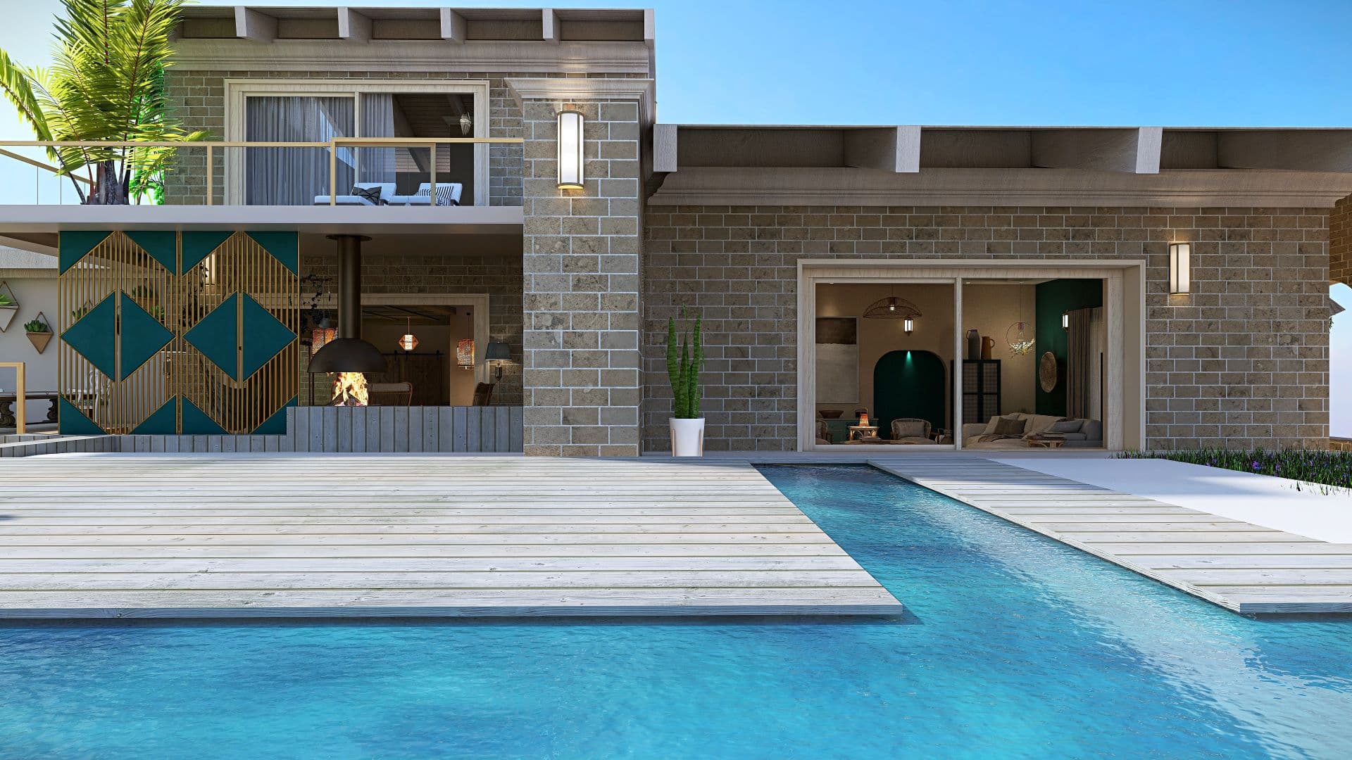 Progetti architettura residenziale : casa mediterranea concept marche italia