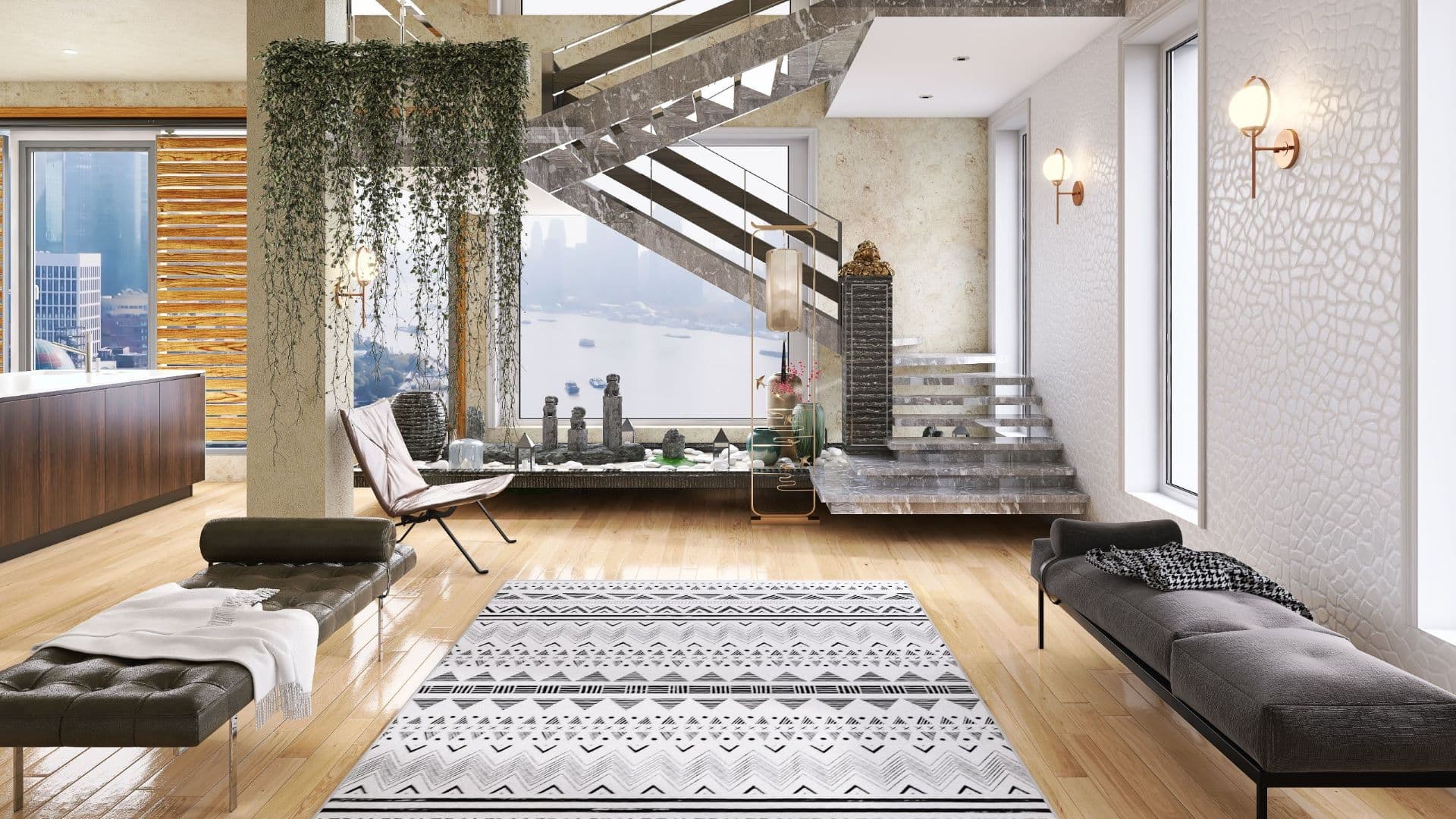 Progetti loft : open space moderno